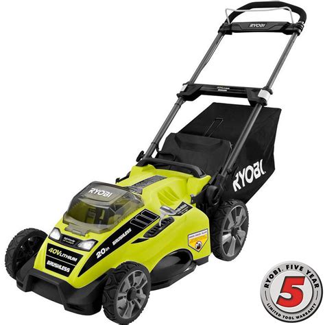 40 volt lawn mower ryobi - Product Description. If you have a large yard or need extra run time, the RYOBI 40-Volt 6.0 Ah OP4060A high capacity battery is the perfect addition to your RYOBI 40-Volt collection. This 6.0 Ah battery lasts 2X longer than the standard RYOBI 40-Volt high capacity battery while delivering the same fade-free power and performance.